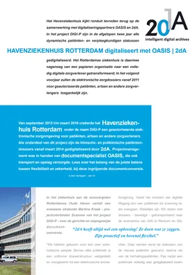 Havenziekenhuis Rotterdam casecard cover