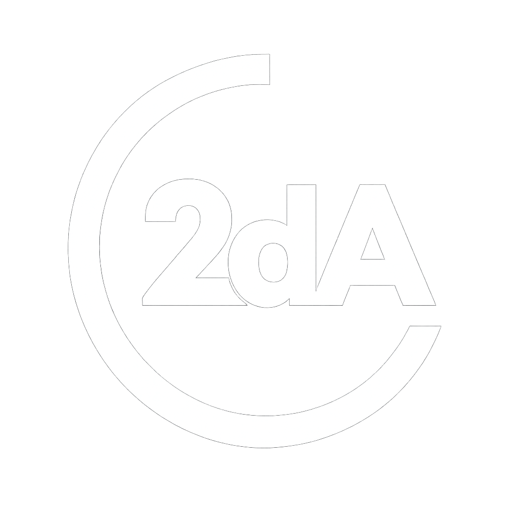 2dA logo
