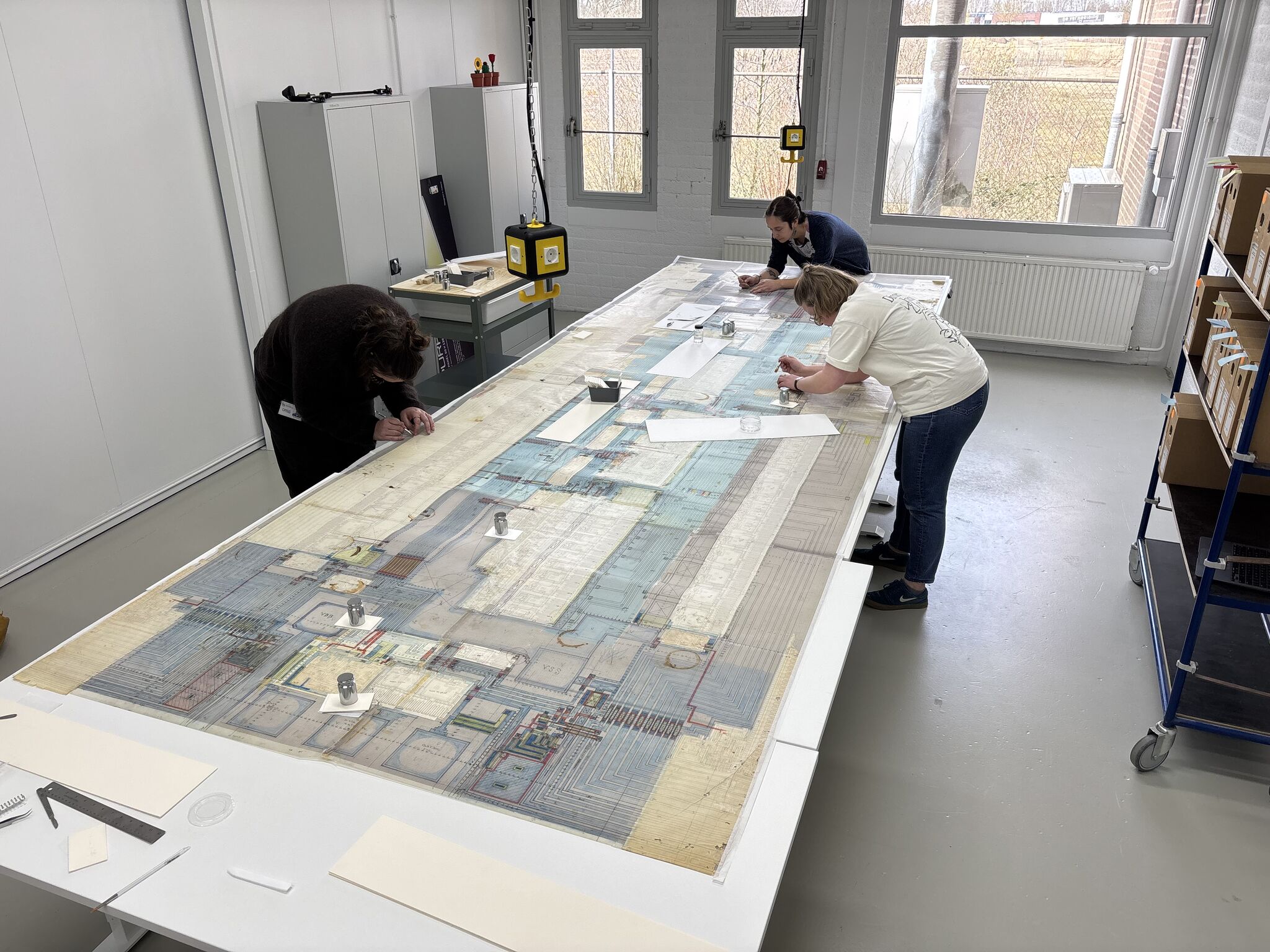 Restauratie van de Octoplus Chip Layout uit 1982