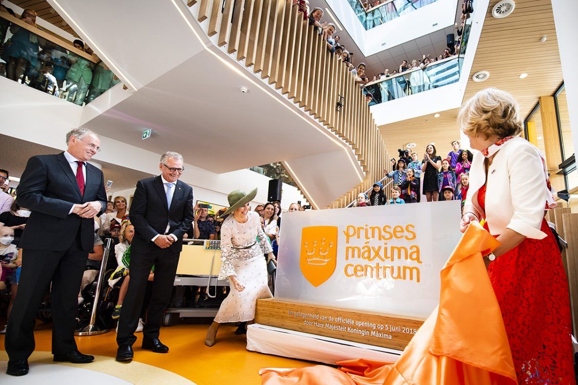 Officieel moment bij het Prinses Máxima Centrum voor Kinderoncologie