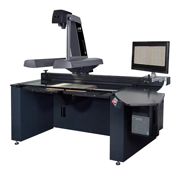 i2S Quartz scanneropstelling voor archief- en erfgoedtoepassingen