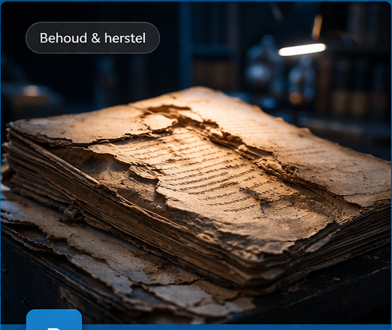 Restoration as the basis for preservation and digitisation